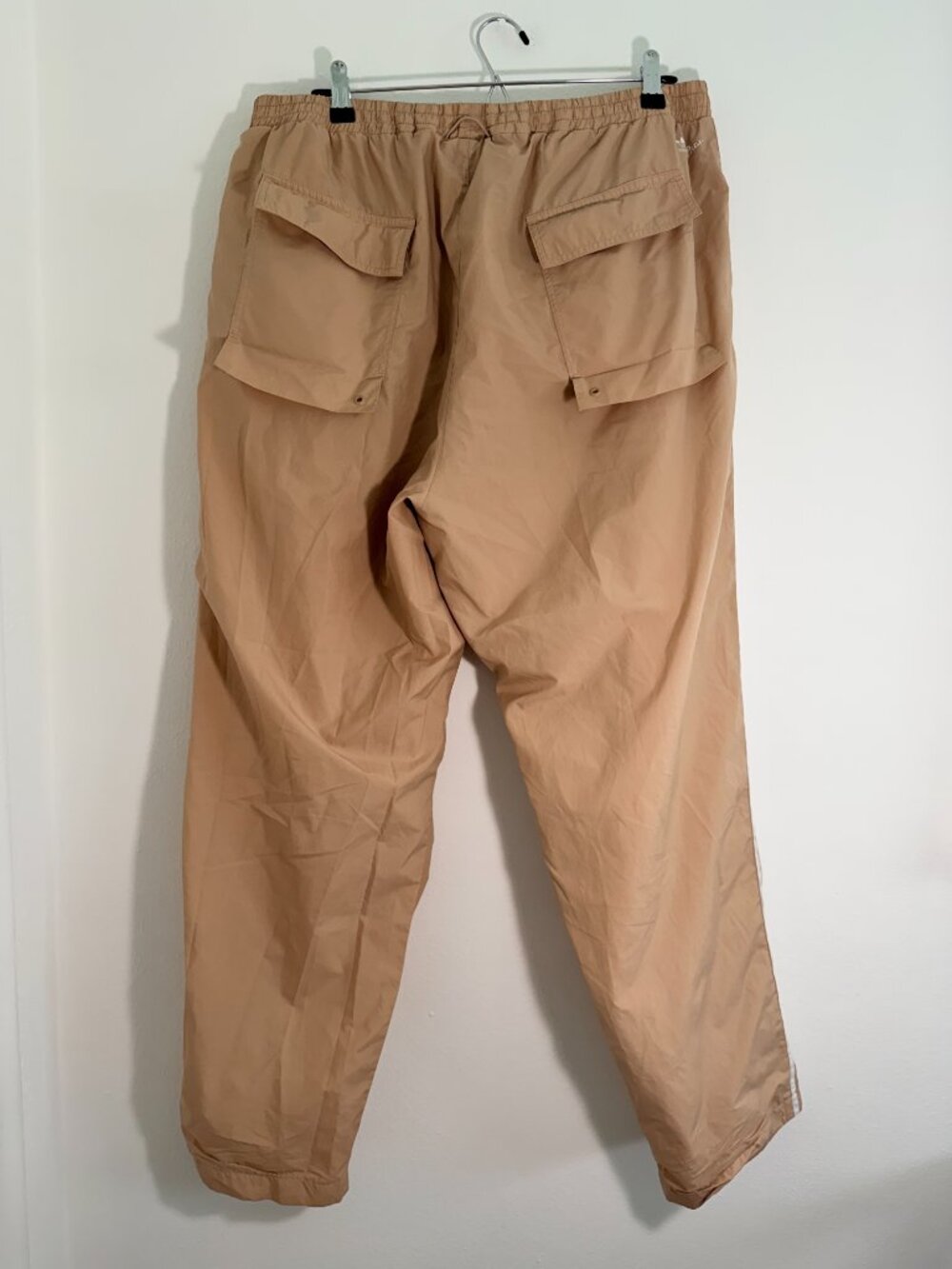 Adidas Originals x Parley Beige Track Pants 2XL Sustainable Wide Leg Athleisure - Picture 3 of 7